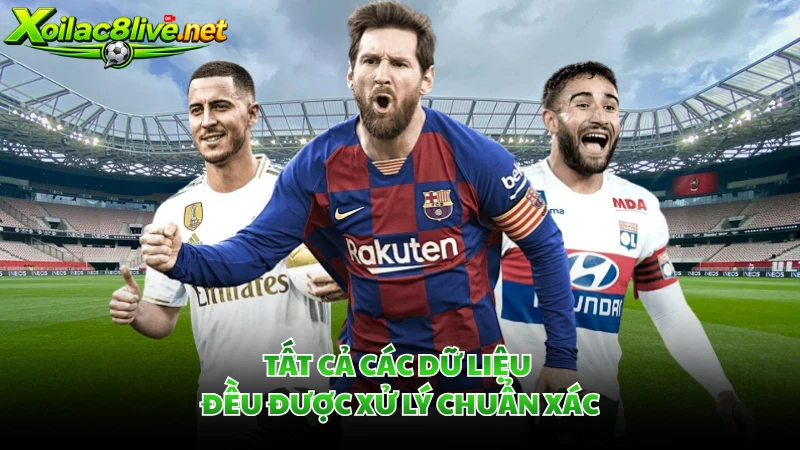 Tất cả các dữ liệu đều được xử lý chuẩn xác
