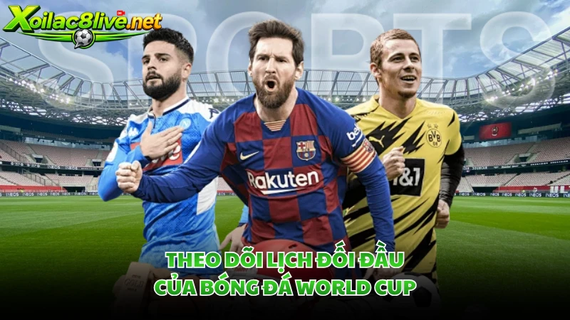 Theo dõi lịch đối đầu của bóng đá World Cup